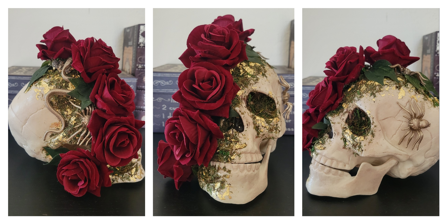 Bloody Rose Skull