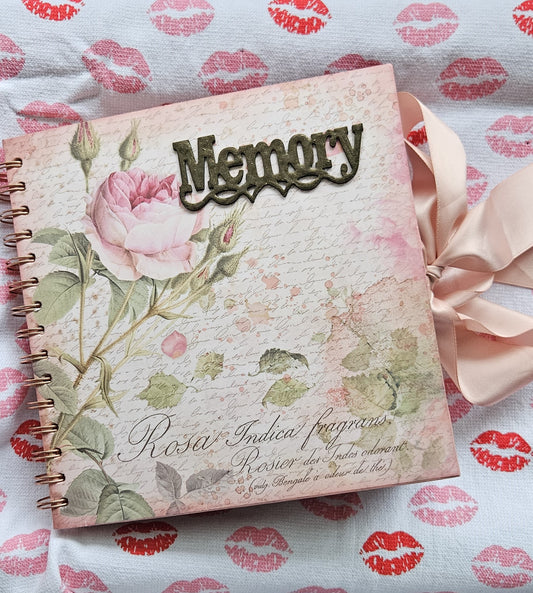 Pink Blooming Garden of Memories Junk Journal