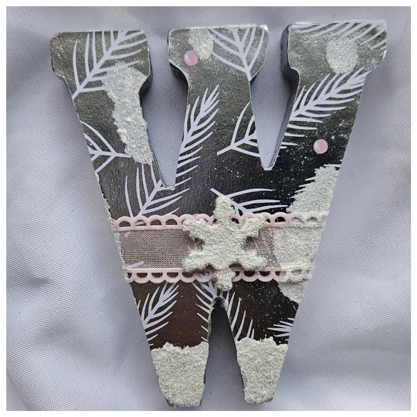 "SNOW" Wooden Stand Up Letter