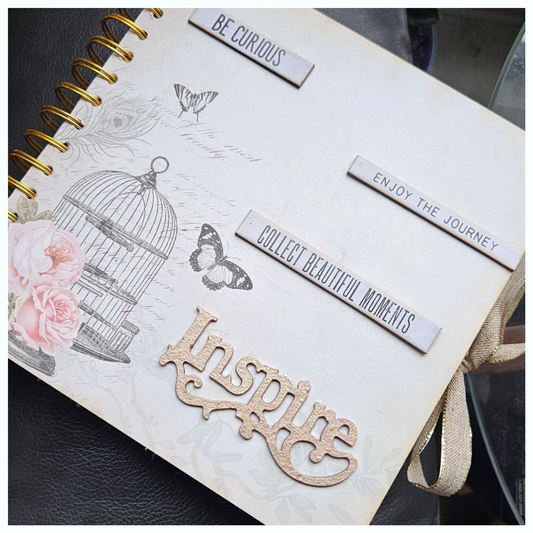 Vintage Pink Rose Junk Journal