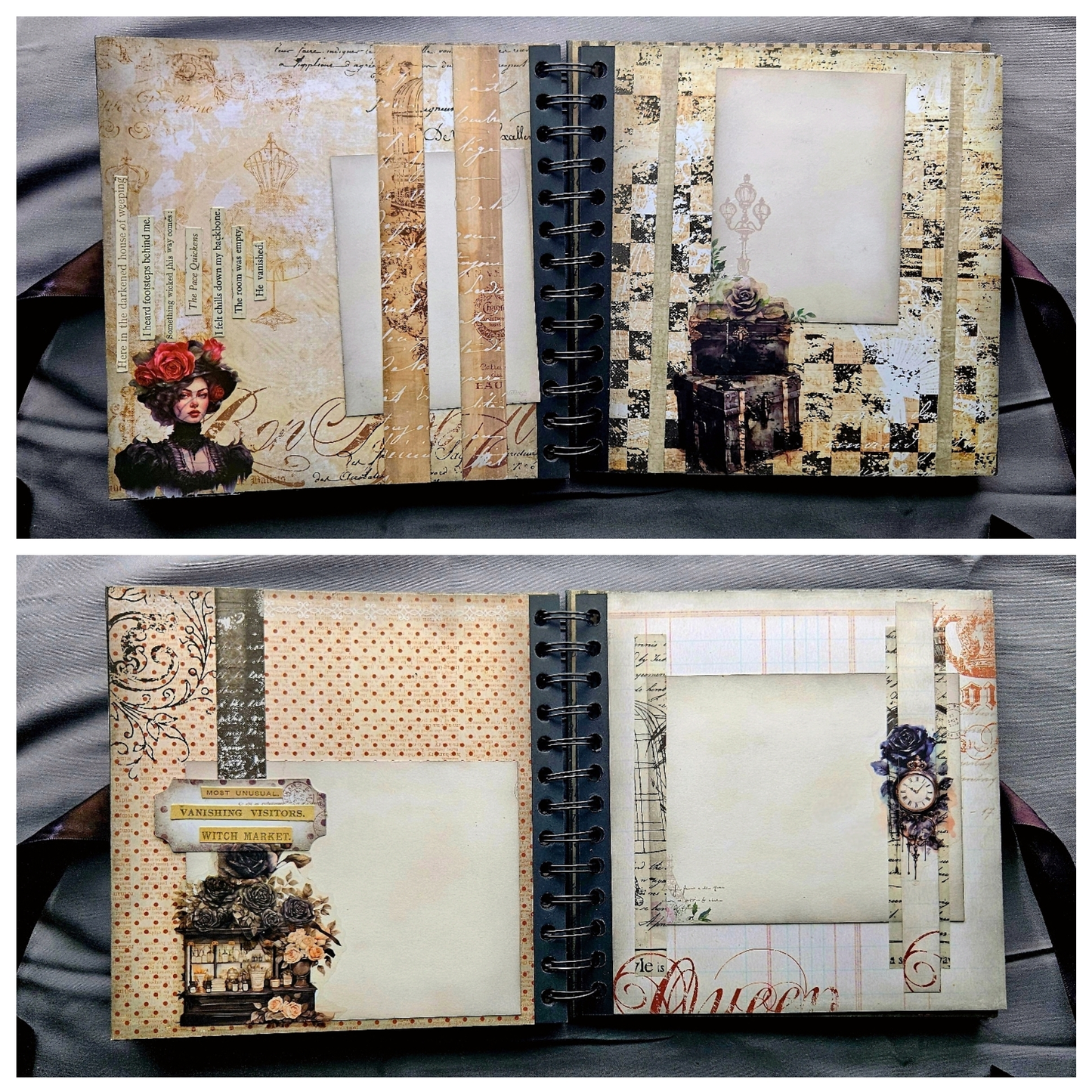 Black Goth Junk Journal