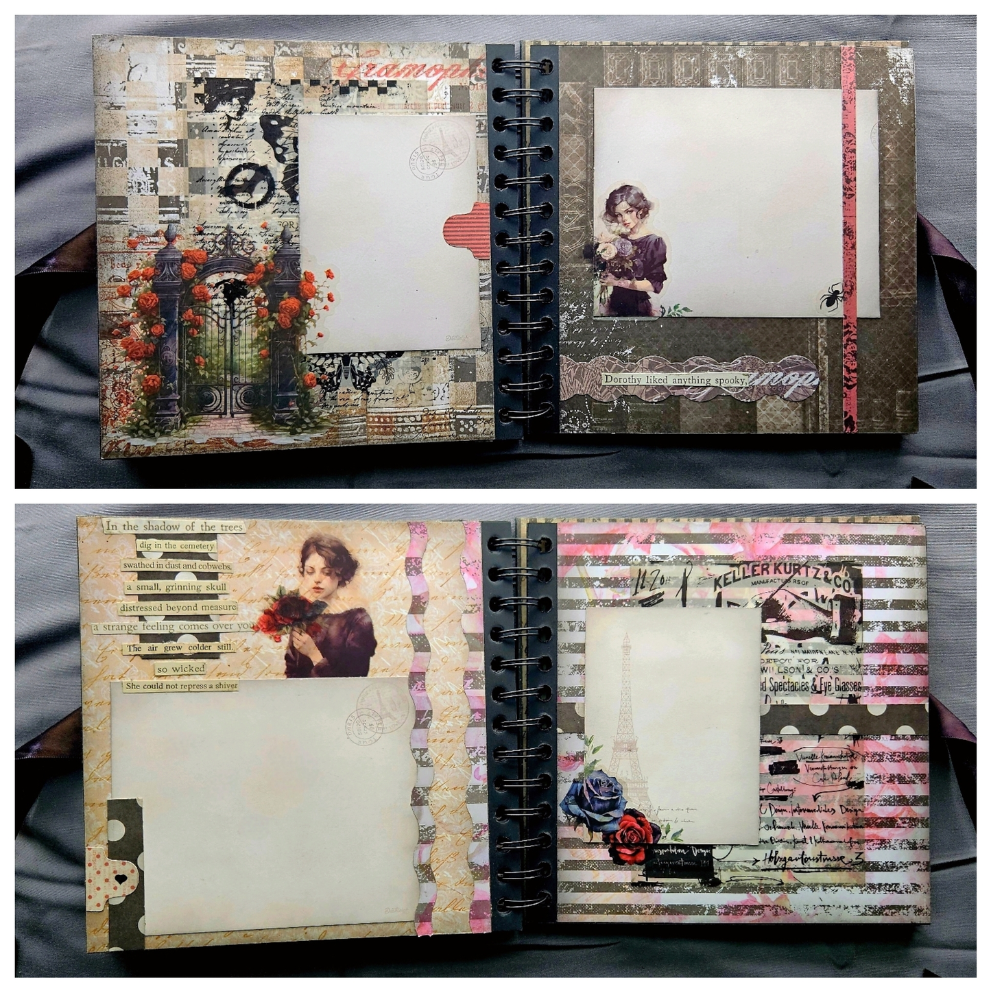 Black Goth Junk Journal