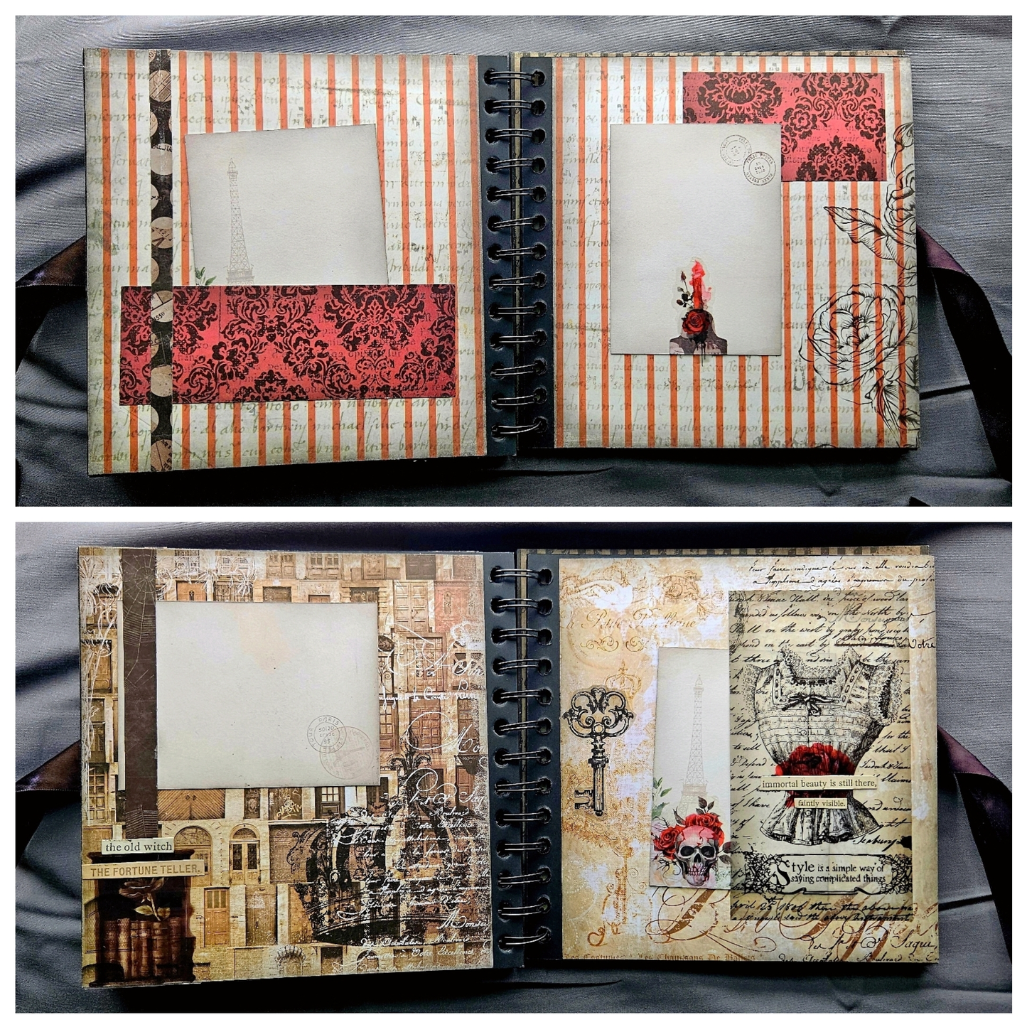 Black Goth Junk Journal