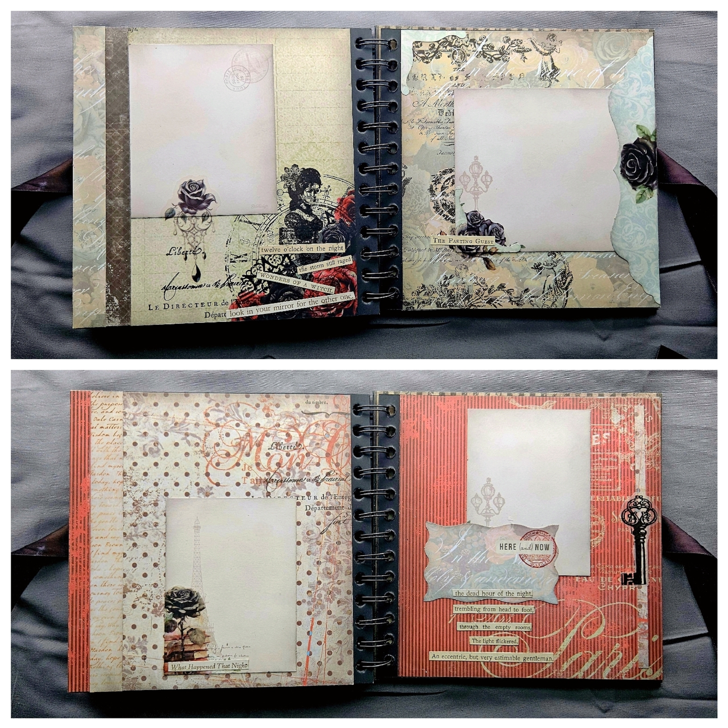 Black Goth Junk Journal