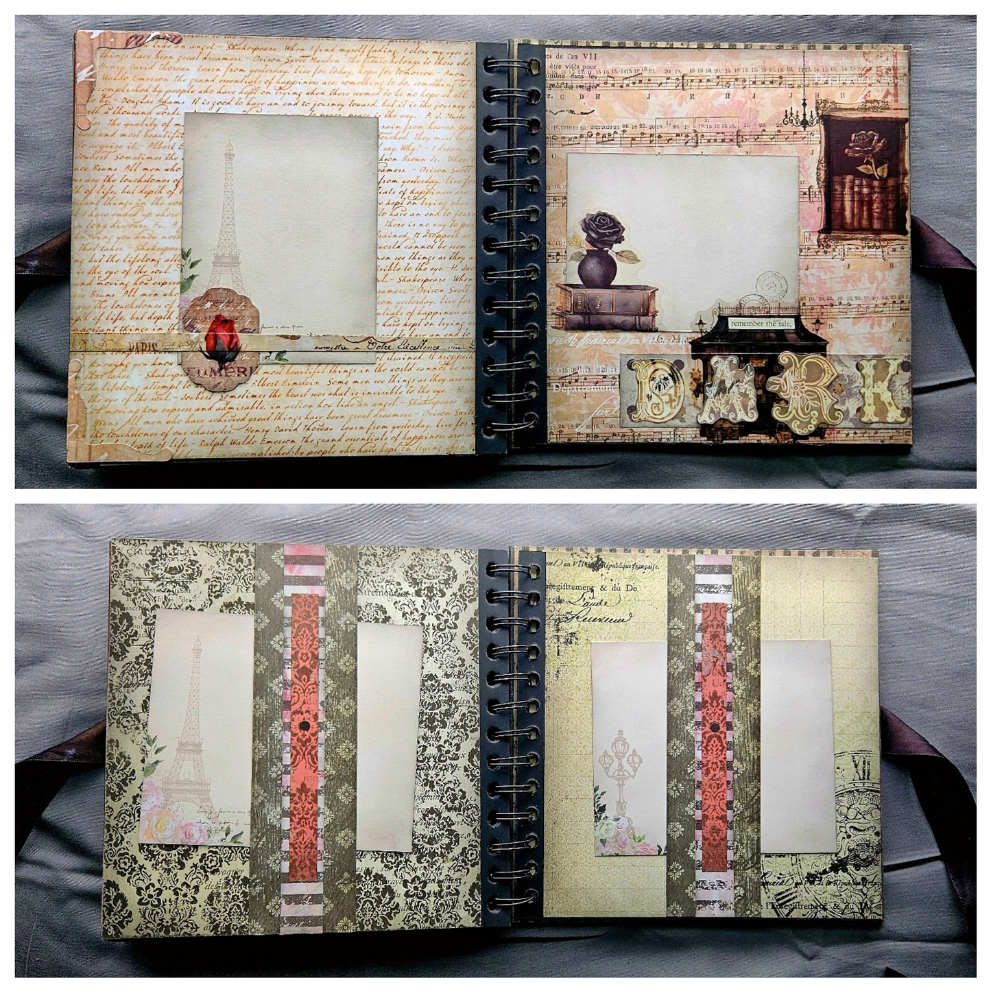 Black Goth Junk Journal