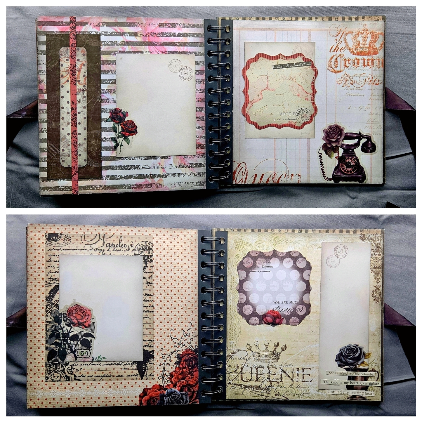 Black Goth Junk Journal
