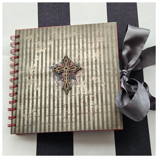 Gothic Red Rose Junk Journal
