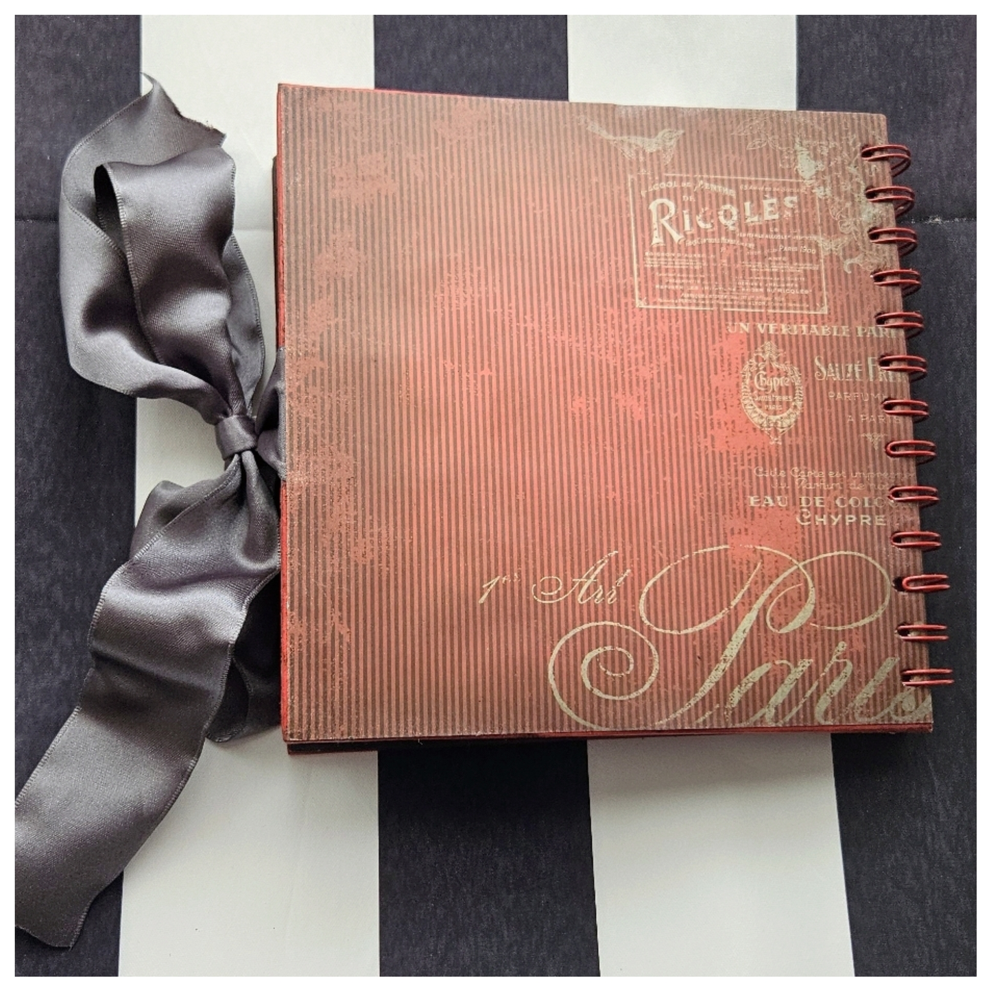 Gothic Red Rose Junk Journal